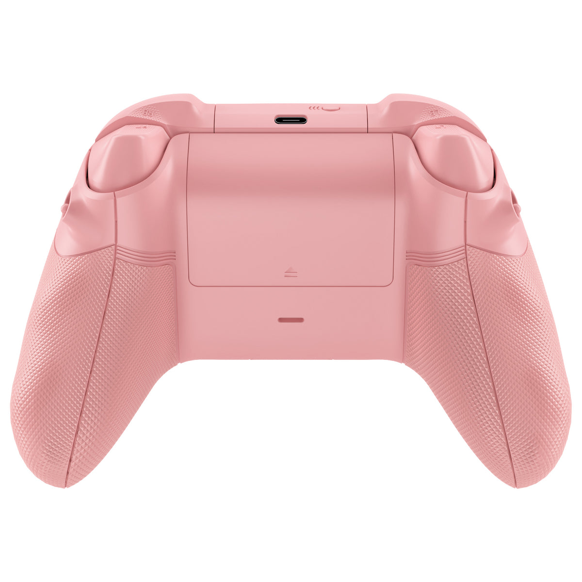 eXtremeRate ASR Version Performance Redesigned Full Set Shell Buttons with Ergonomic Trigger Stop Rubberized Grip for Xbox Series X/S Controller & Xbox Core Controller - Diamond Textured Pale Red