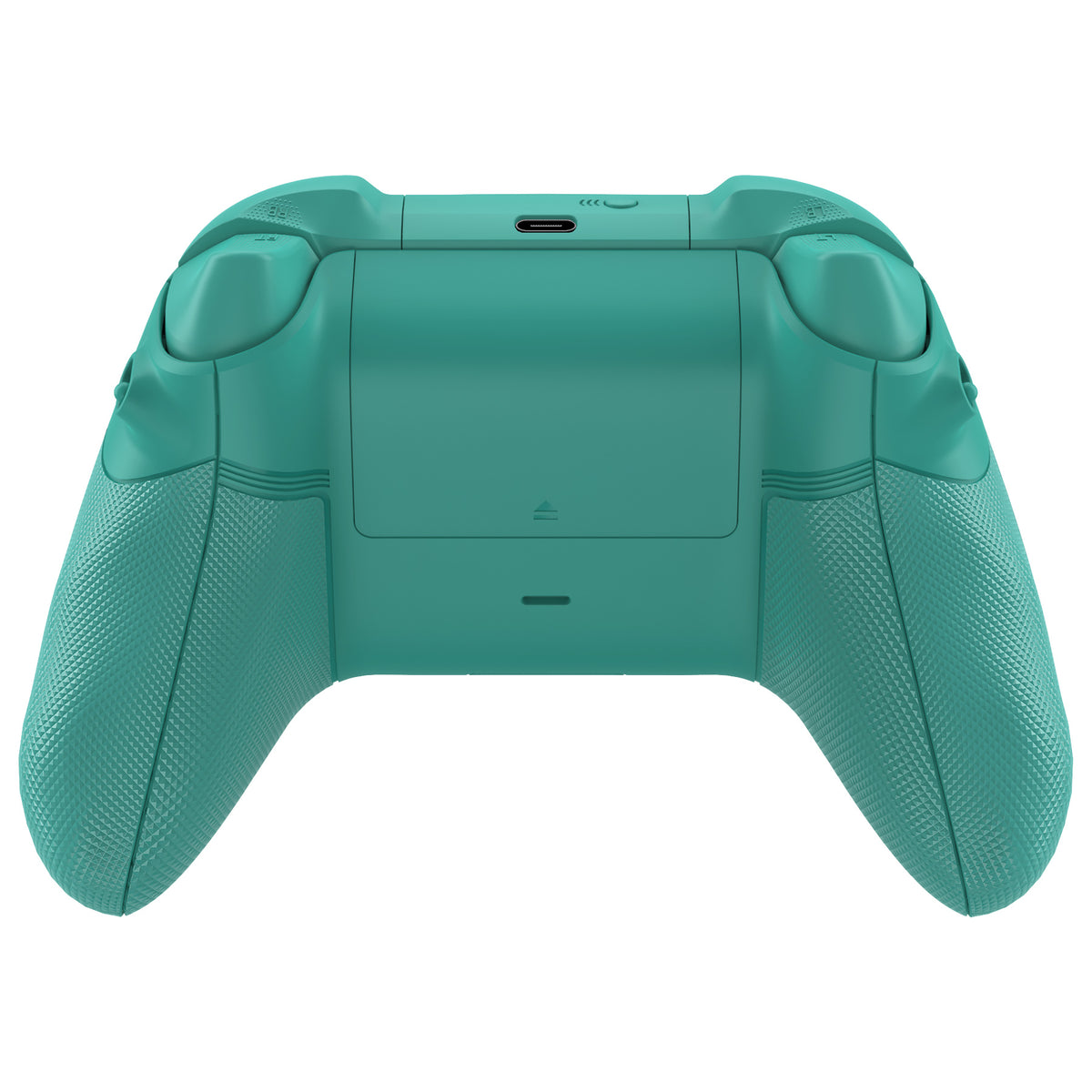 eXtremeRate ASR Version Performance Redesigned Full Set Shell Buttons with Ergonomic Trigger Stop Rubberized Grip for Xbox Series X/S Controller & Xbox Core Controller - Diamond Textured Teal Green