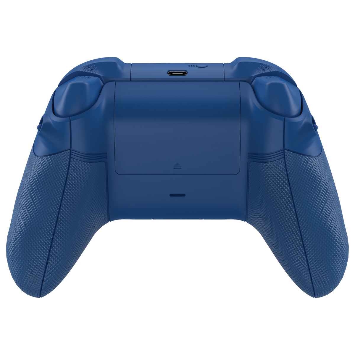 eXtremeRate ASR Version Performance Redesigned Full Set Shell Buttons with Ergonomic Trigger Stop Rubberized Grip for Xbox Series X/S Controller & Xbox Core Controller - Diamond Textured Yale Blue