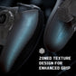 eXtremeRate BEYOND Back Paddles Kit with OLED Display & Redesigned Ergonomic Grips for PS5 Edge Controller - Rubberized Clear & Black