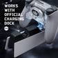 eXtremeRate BEYOND Back Paddles Kit with OLED Display & Redesigned Ergonomic Grips for PS5 Edge Controller - Rubberized Clear & Gray
