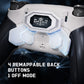 eXtremeRate BEYOND Back Paddles Kit with OLED Display & Redesigned Ergonomic Grips for PS5 Edge Controller - Rubberized White & Black