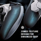 eXtremeRate BEYOND Back Paddles Kit with OLED Display & Redesigned Ergonomic Grips for PS5 Edge Controller - Rubberized White & Black