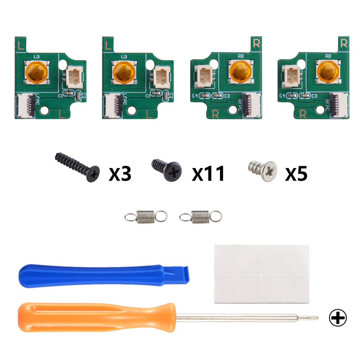 eXtremeRate Back Paddles Replacement Switch Board Kit for PS5 Edge Controller, Custom Redesigned LB RB Buttons Enhancement Repair Parts - Without Back Buttons