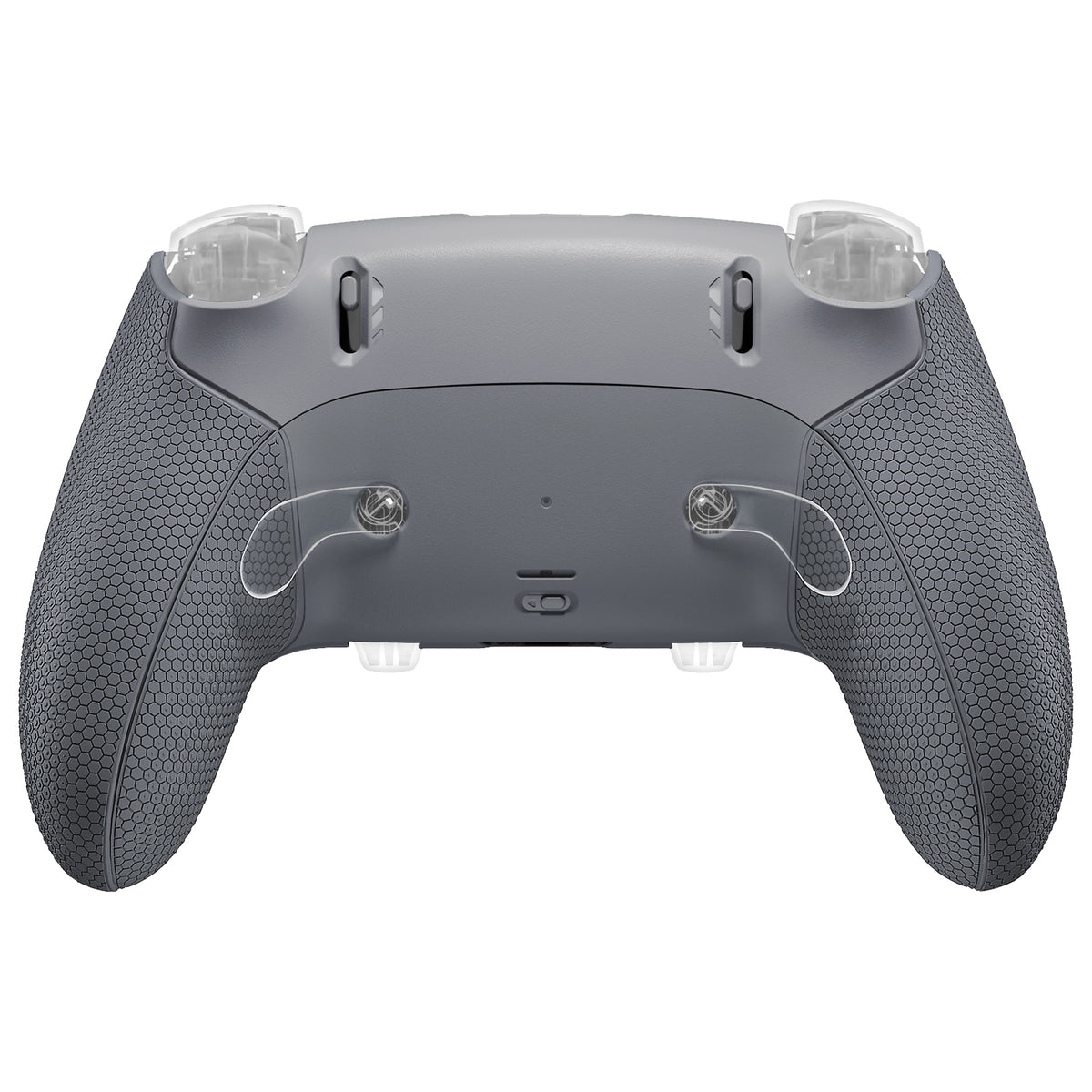 eXtremeRate Beyond-ARC Bottom Shell Kit with Rubberised Grip for PS5 Edge Controller - Dark Gray
