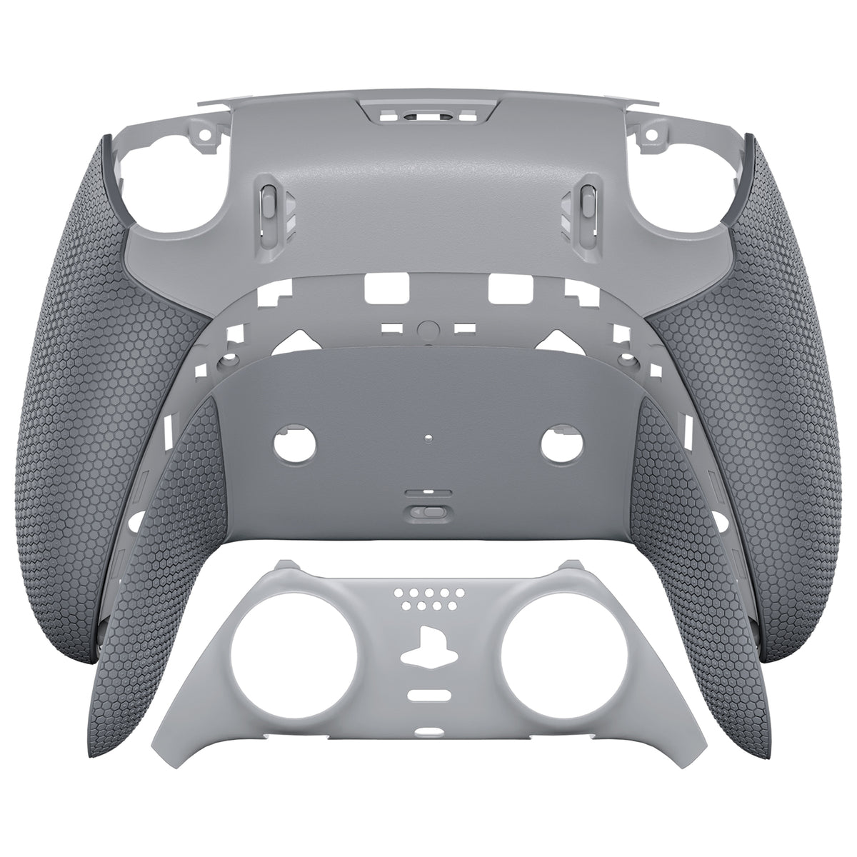 eXtremeRate Beyond-ARC Bottom Shell Kit with Rubberised Grip for PS5 Edge Controller - Dark Gray