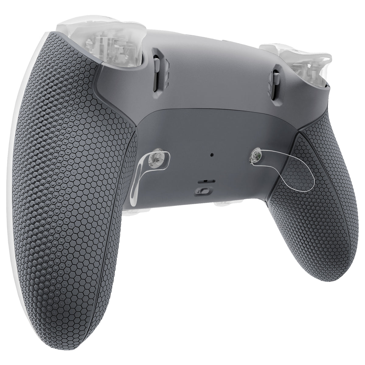 eXtremeRate Beyond-ARC Bottom Shell Kit with Rubberised Grip for PS5 Edge Controller - Dark Gray
