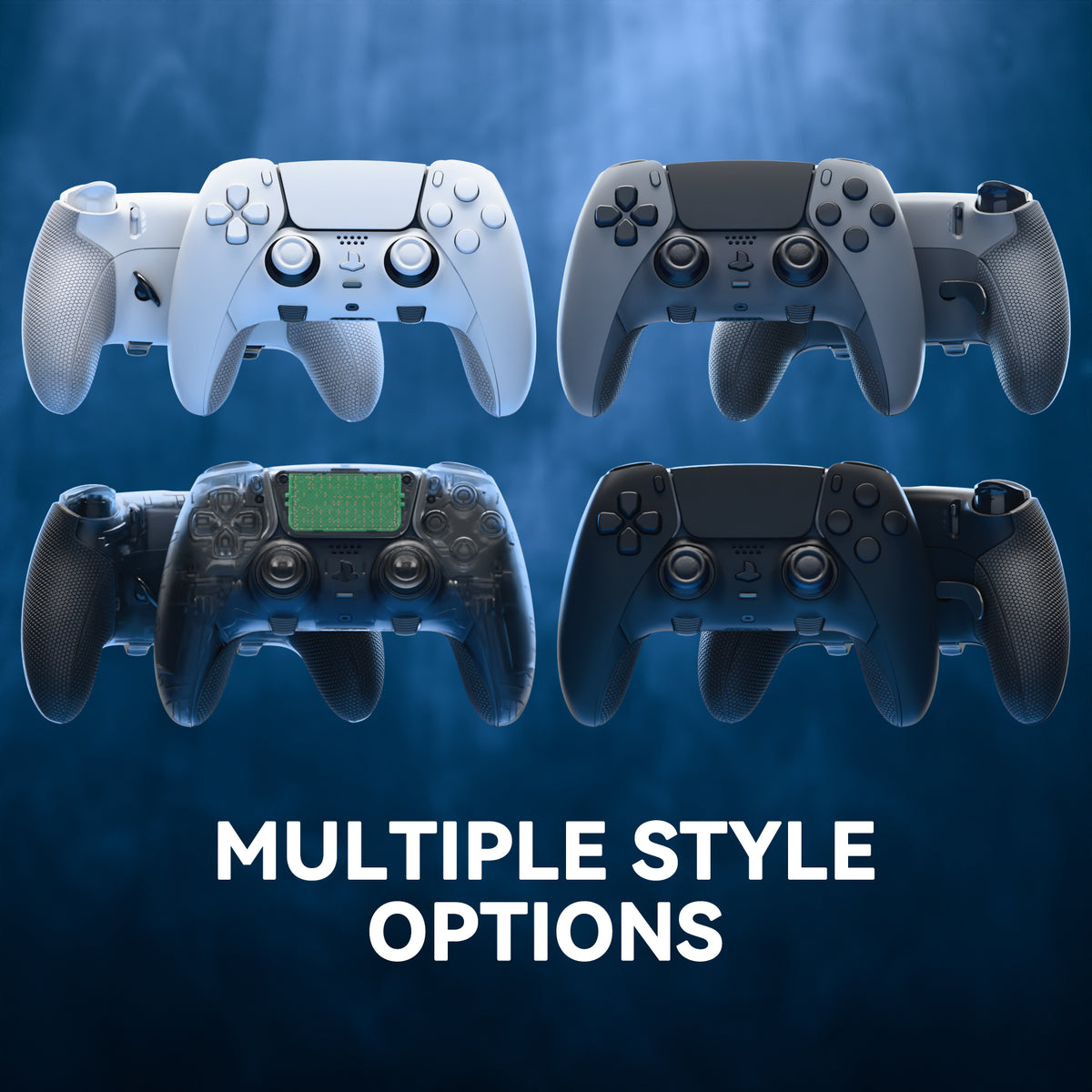 eXtremeRate Beyond-ARC Full Set Shell Buttons with 6-in-1 Swappable Thumbsticks for PS5 Edge Controller - Black
