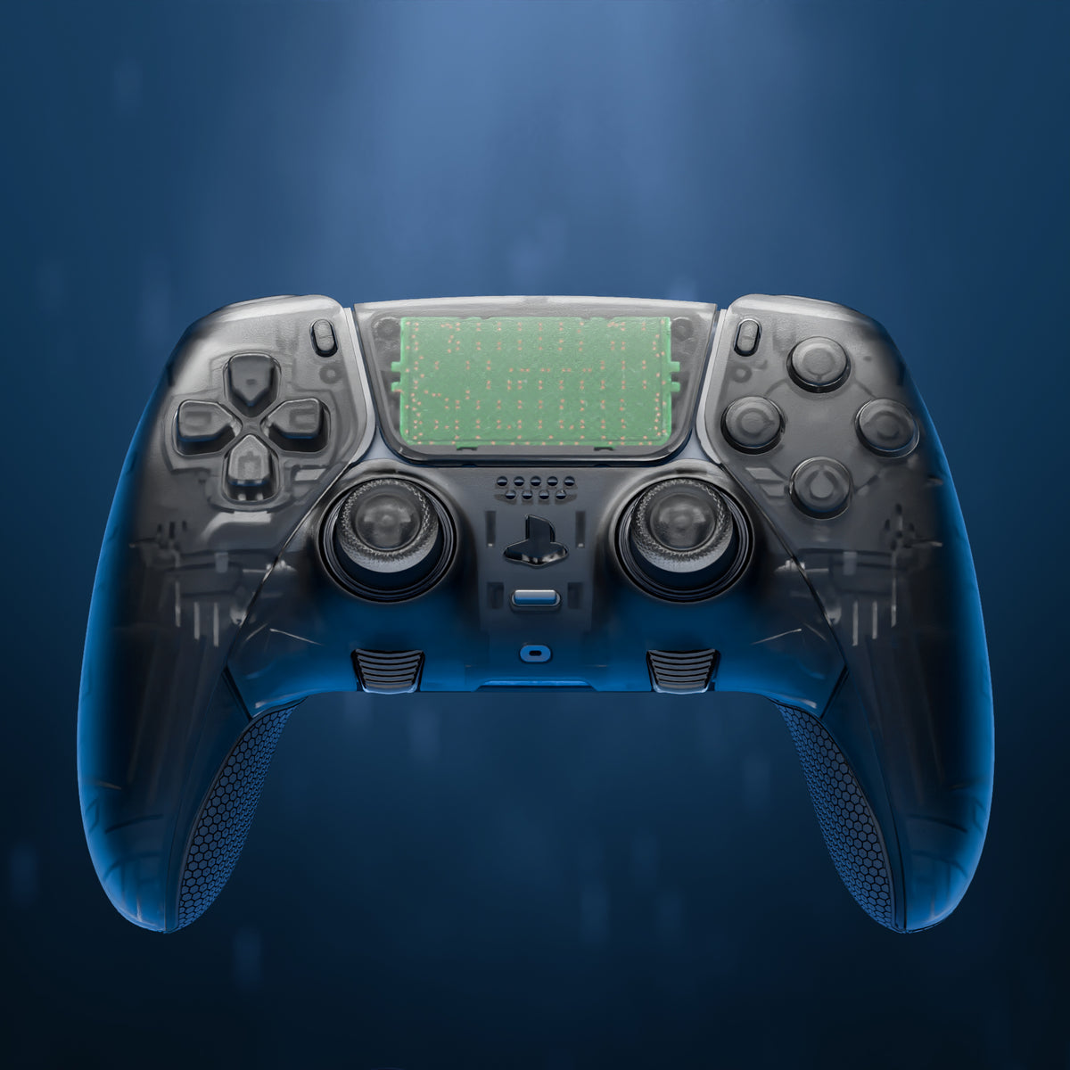 eXtremeRate Beyond-ARC Full Set Shell Buttons with 6-in-1 Swappable Thumbsticks for PS5 Edge Controller - Clear Black