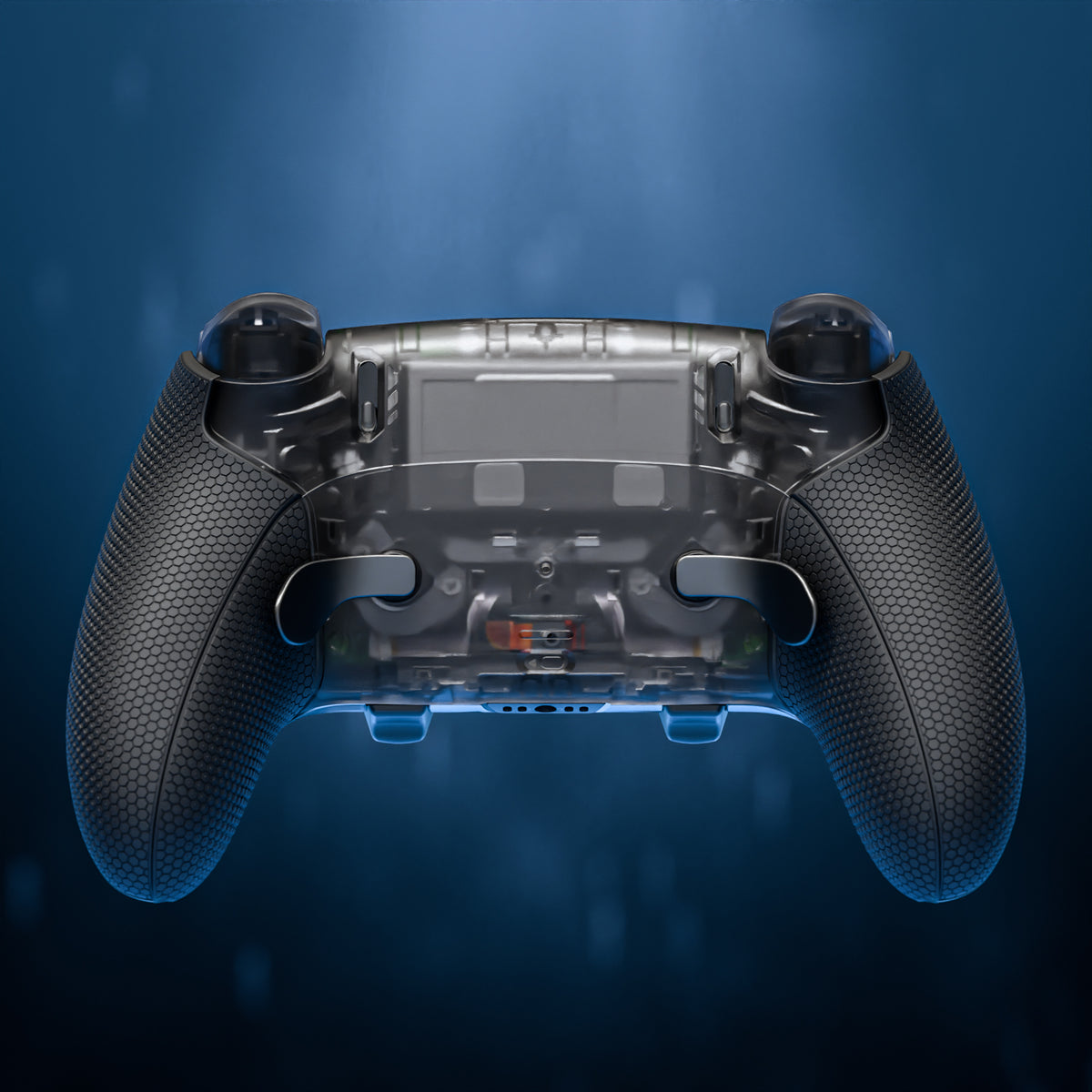 eXtremeRate Beyond-ARC Full Set Shell Buttons with 6-in-1 Swappable Thumbsticks for PS5 Edge Controller - Clear Black