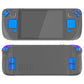 eXtremeRate Retail Chameleon Purple Blue Replacement Full Set Buttons for Steam Deck Console - JESDP004