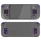 eXtremeRate Retail Clear Atomic Purpler Replacement Full Set Buttons for Steam Deck Console - JESDM003