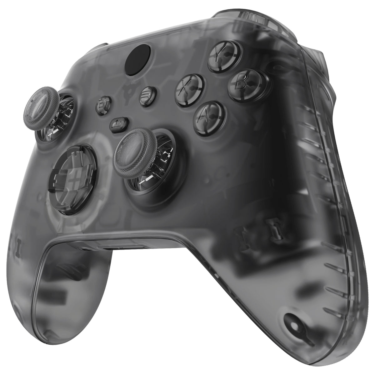 eXtremeRate Full Set Housing Shell Case with Buttons for Xbox Series X & S Controller - Clear Black