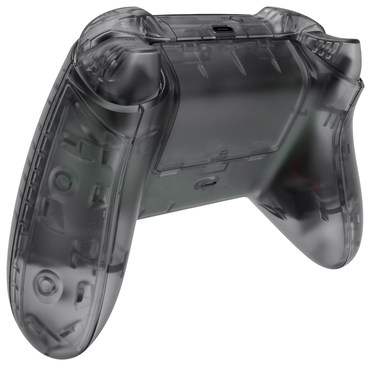 eXtremeRate Full Set Housing Shell Case with Buttons for Xbox Series X & S Controller - Clear Black
