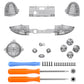 eXtremeRate Replacement Full Set Buttons for Xbox Series X & S Controller - Clear Black