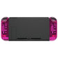 eXtremeRate Replacement Full Set Shell Case with Buttons for Joycon of NS Switch - Clear Candy Pink