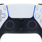 eXtremeRate Custom Replacement Accent Rings for PS5 Controller - Clear Atomic Purple