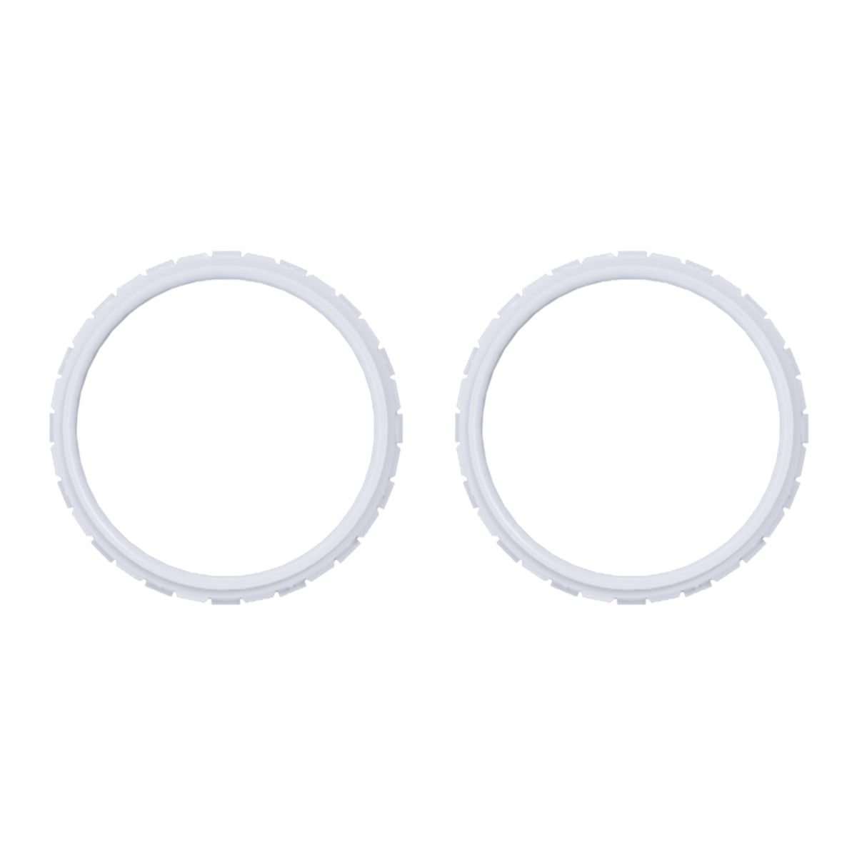 eXtremeRate Custom Replacement Accent Rings for PS5 Controller - Original White eXtremeRate