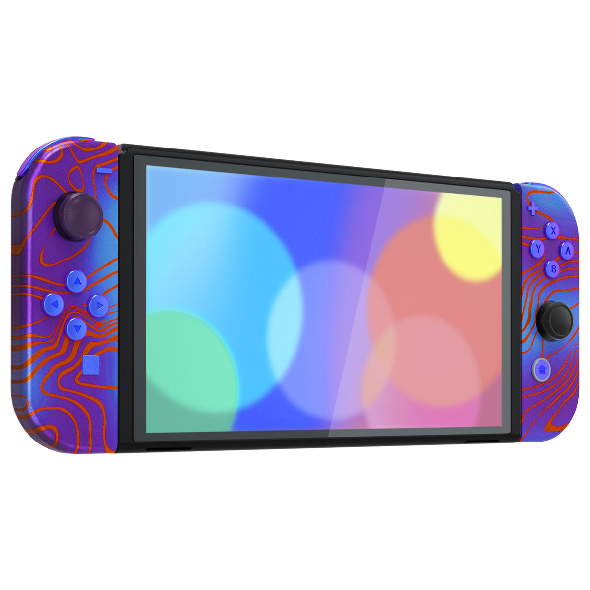 eXtremeRate Custom Replacement Full Set Shell with Buttons for Nintendo Switch OLED - Damascuscamo