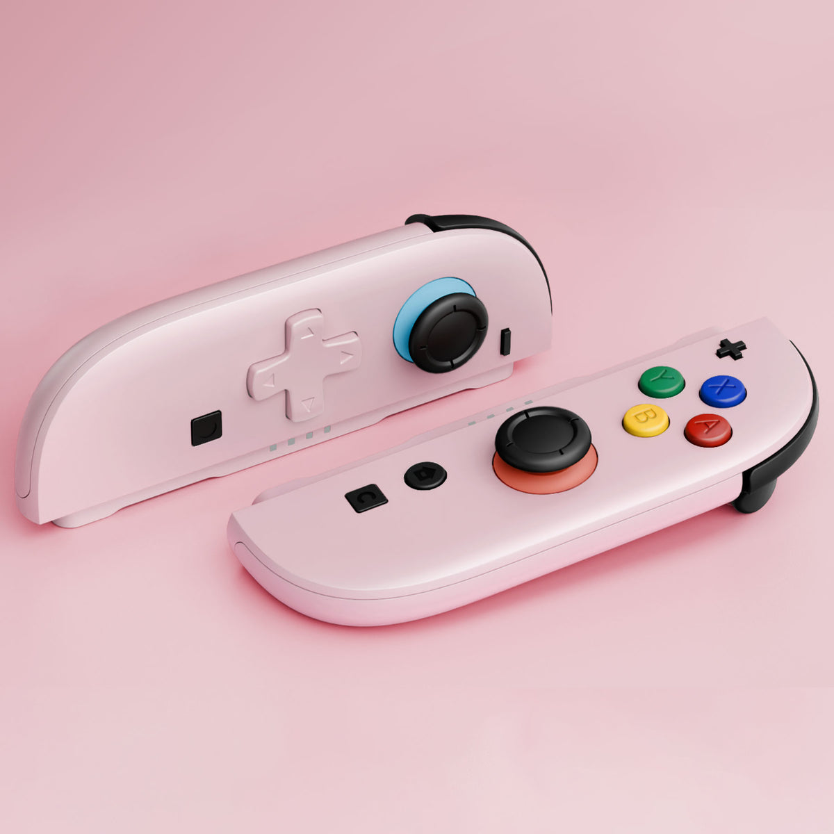eXtremeRate D-Pad Version Replacement Full Set Shell Case with Buttons for Joycon 2 of Nintendo Switch 2 - Deluxe Version - Cherry Blossoms Pink