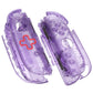 eXtremeRate D-Pad Version Replacement Full Set Shell Case with Buttons for Joycon 2 of Nintendo Switch 2 - Deluxe Version - Clear Atomic Purple