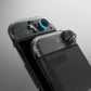 eXtremeRate D-Pad Version Replacement Full Set Shell Case with Buttons for Joycon 2 of Nintendo Switch 2 - Deluxe Version - Clear Slate Black
