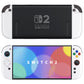 eXtremeRate D-Pad Version Replacement Full Set Shell Case with Buttons for Joycon 2 of Nintendo Switch 2 - Deluxe Version - White