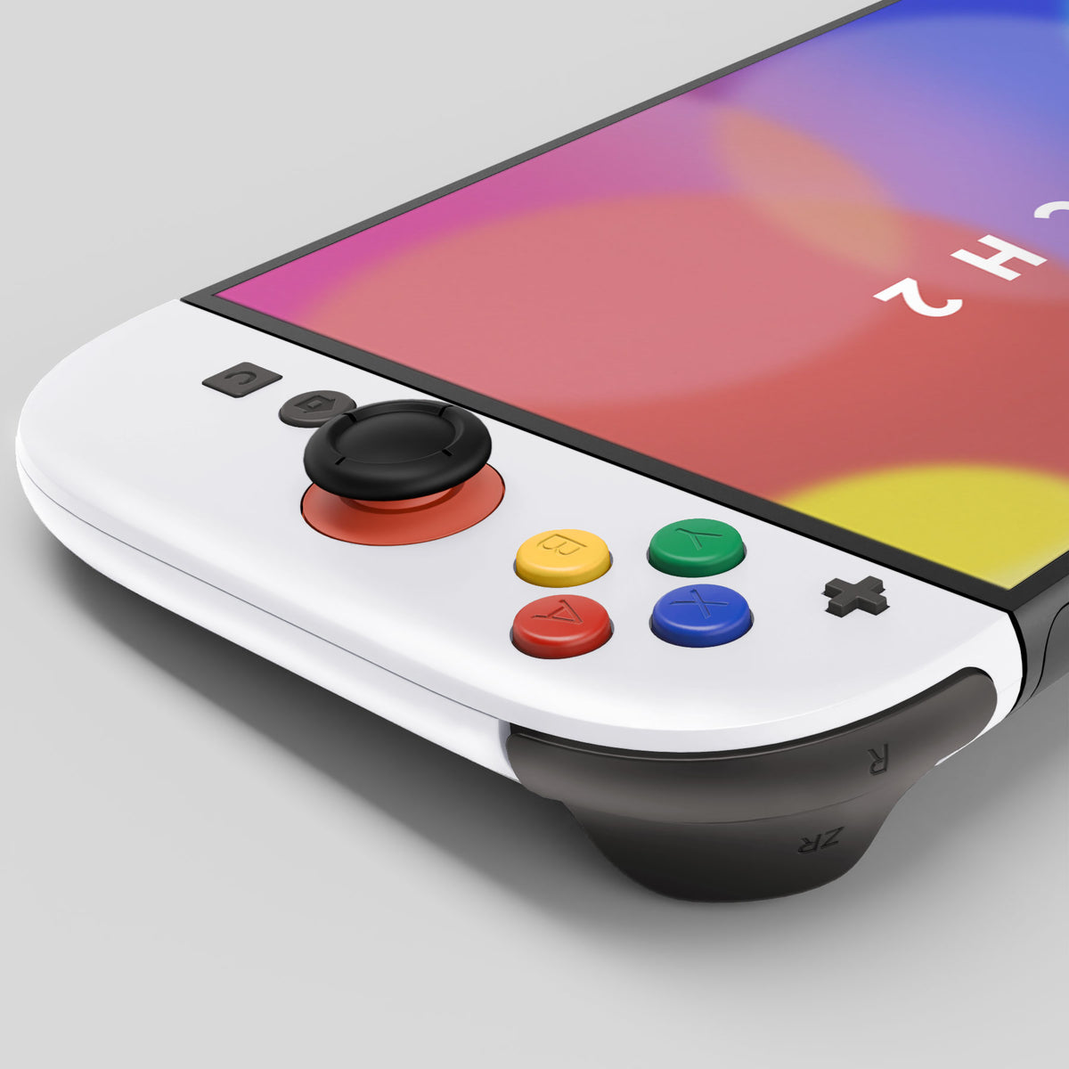 eXtremeRate D-Pad Version Replacement Full Set Shell Case with Buttons for Joycon 2 of Nintendo Switch 2 - Deluxe Version - White