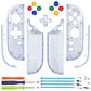 eXtremeRate D-Pad Version Replacement Full Set Shell Case with Buttons for Joycon 2 of Nintendo Switch 2 - Essence Version - Clear Glacier Blue
