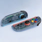 eXtremeRate D-Pad Version Replacement Full Set Shell Case with Buttons for Joycon 2 of Nintendo Switch 2 - Essence Version - Clear Glacier Blue