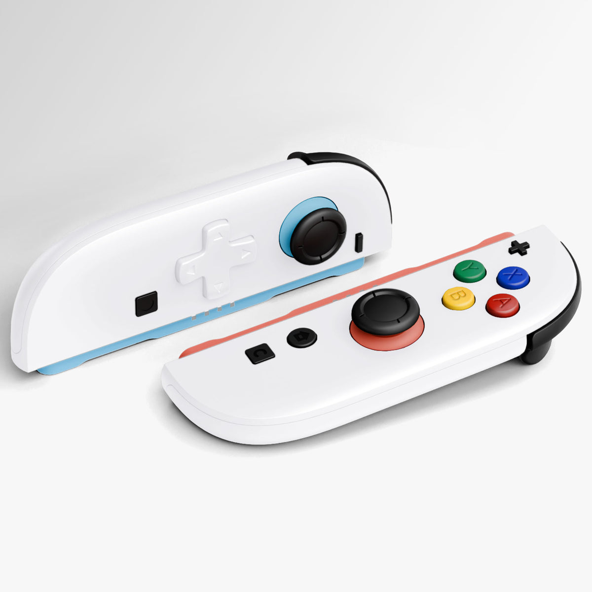 eXtremeRate D-Pad Version Replacement Full Set Shell Case with Buttons for Joycon 2 of Nintendo Switch 2 - Essence Version - White