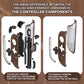 eXtremeRate D-Pad Version Replacement Full Set Shell Case with Buttons for Joycon 2 of Nintendo Switch 2 - Essence Version - Wood Grain