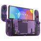 eXtremeRate D-Pad Version Replacement Full Set Shells with Buttons for Nintendo Switch 2 - Deluxe Version - Clear Atomic Purple eXtremeRate