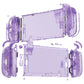 eXtremeRate D-Pad Version Replacement Full Set Shells with Buttons for Nintendo Switch 2 - Deluxe Version - Clear Atomic Purple eXtremeRate