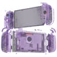 eXtremeRate D-Pad Version Replacement Full Set Shells with Buttons for Nintendo Switch 2 - Deluxe Version - Clear Atomic Purple eXtremeRate