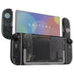 eXtremeRate D-Pad Version Replacement Full Set Shells with Buttons for Nintendo Switch 2 - Deluxe Version - Clear Slate Black