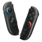eXtremeRate D-Pad Version Replacement Full Set Shells with Buttons for Nintendo Switch 2 - Deluxe Version - Clear Slate Black