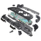 eXtremeRate D-Pad Version Replacement Full Set Shells with Buttons for Nintendo Switch 2 - Deluxe Version - Clear Slate Black