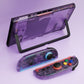 eXtremeRate D-Pad Version Replacement Full Set Shells with Buttons for Nintendo Switch 2 - Essence Version - Clear Atomic Purple eXtremeRate