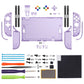 eXtremeRate D-Pad Version Replacement Full Set Shells with Buttons for Nintendo Switch 2 - Essence Version - Clear Atomic Purple eXtremeRate