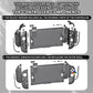 eXtremeRate D-Pad Version Replacement Full Set Shells with Buttons for Nintendo Switch 2 - Essence Version - Clear Slate Black