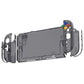 eXtremeRate D-Pad Version Replacement Full Set Shells with Buttons for Nintendo Switch 2 - Essence Version - Clear Slate Black