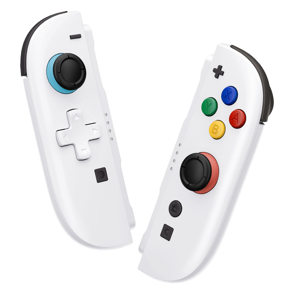 eXtremeRate D-Pad Version Replacement Full Set Shells with Buttons for Nintendo Switch 2 - Deluxe Version - White