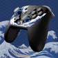 eXtremeRate DIY Replacement Faceplate Shell with Thumbsticks for Nintendo Switch 2 Pro Controller - The Great Wave Off Kanagawa