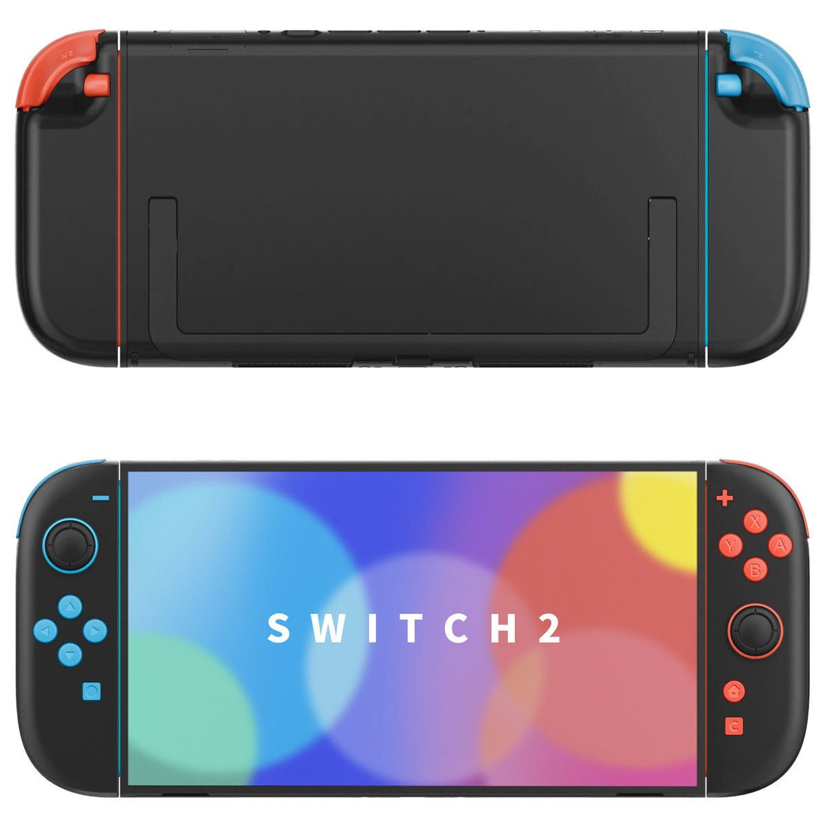 eXtremeRate DIY Replacement Full Set Buttons for Nintendo Switch 2 - Blue & Orange