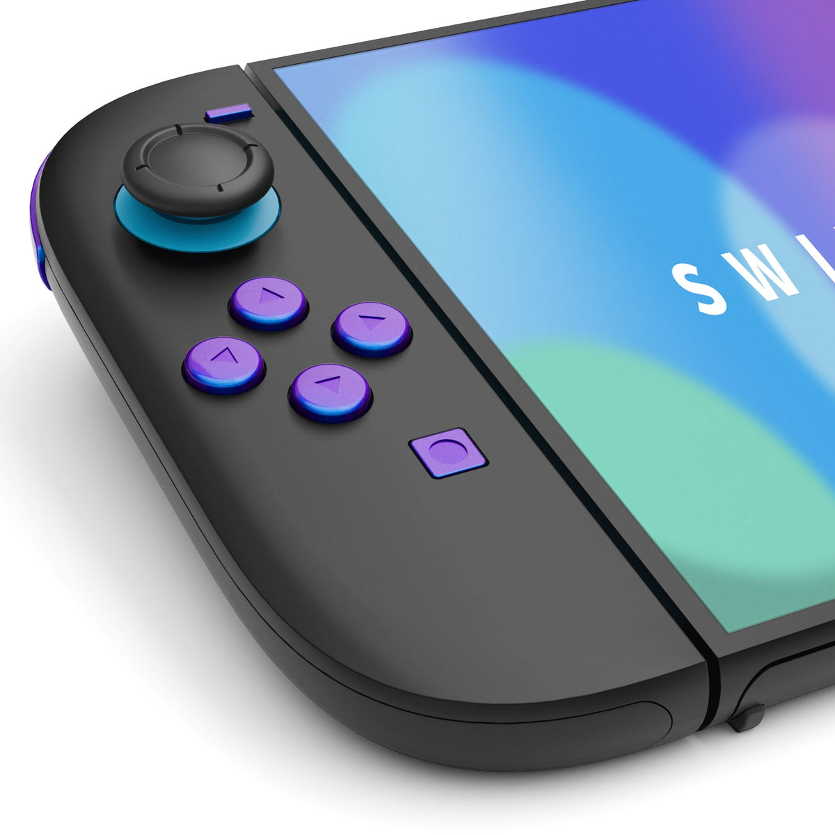 eXtremeRate DIY Replacement Full Set Buttons for Nintendo Switch 2 - Chameleon Purple Blue eXtremeRate