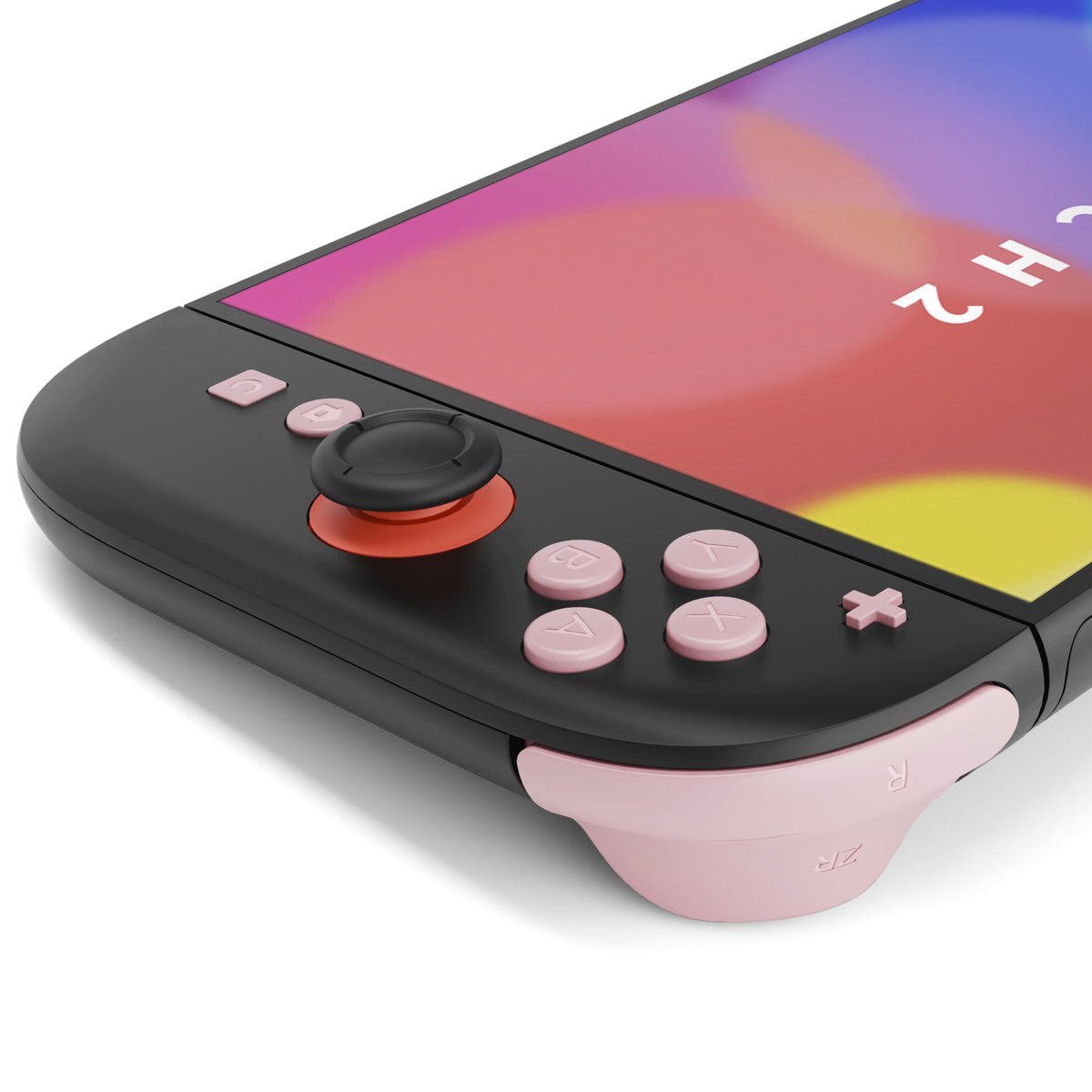 eXtremeRate DIY Replacement Full Set Buttons for Nintendo Switch 2 - Cherry Blossoms Pink