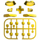 eXtremeRate DIY Replacement Full Set Buttons for Nintendo Switch 2 - Chrome Gold