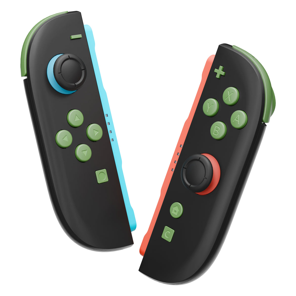 eXtremeRate DIY Replacement Full Set Buttons for Nintendo Switch 2 - Matcha Green