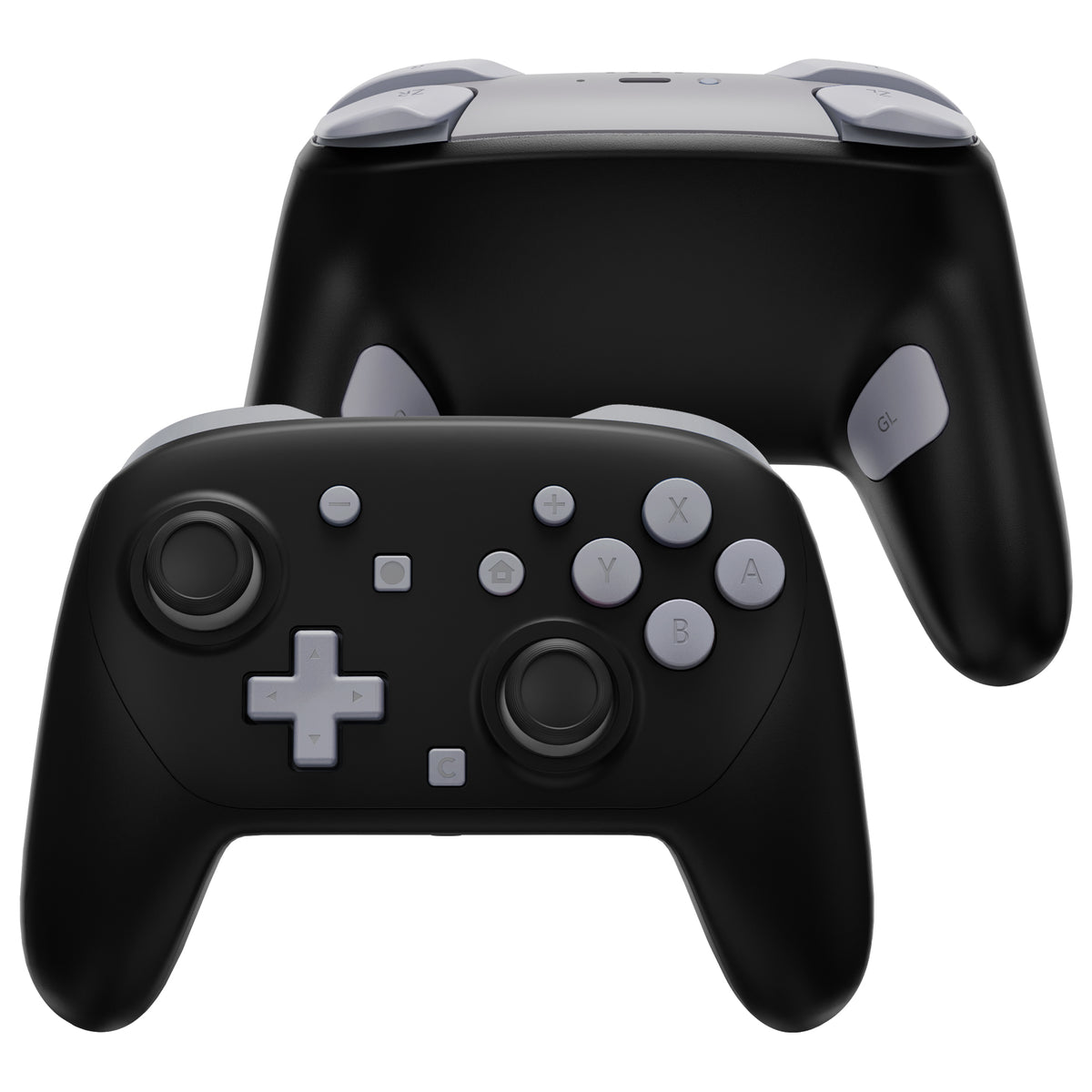 eXtremeRate DIY Replacement Full Set Buttons for Nintendo Switch 2 Pro Controller - New Hope Gray